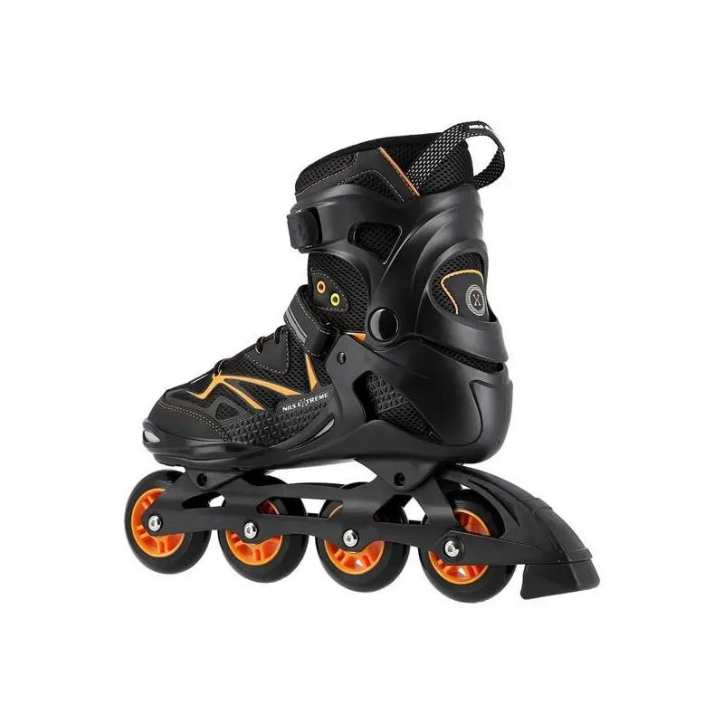 NA9022 BLACK/ORANGE SIZE 40 IN-LINE SKATES NILS EXTREME