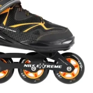 NA9022 BLACK/ORANGE SIZE 40 IN-LINE SKATES NILS EXTREME