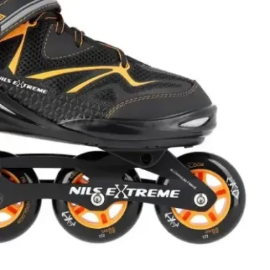 NA9022 BLACK/ORANGE SIZE 42 IN-LINE SKATES NILS EXTREME