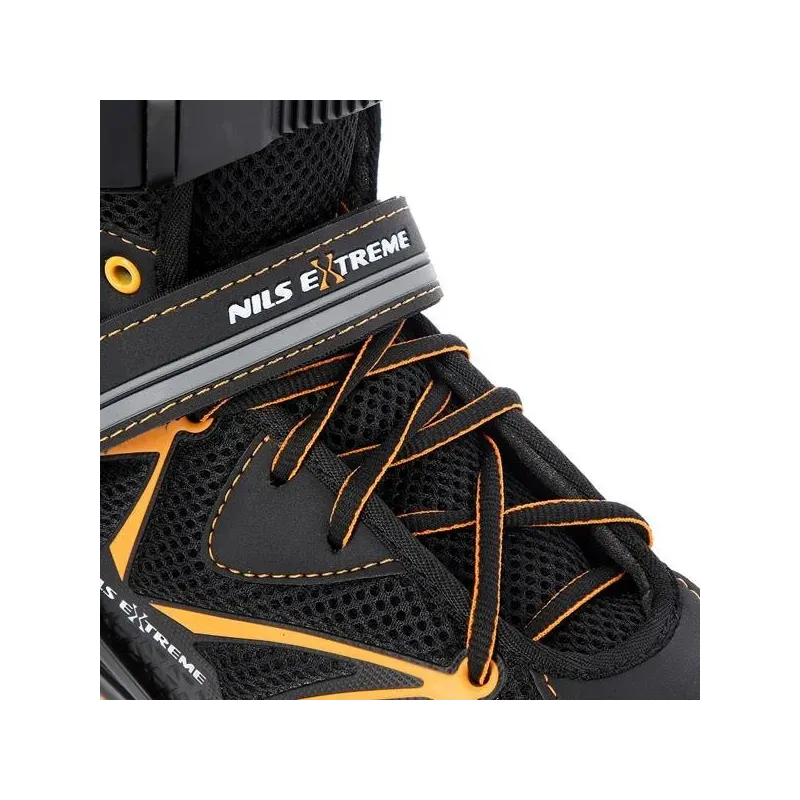 NA9022 BLACK/ORANGE SIZE 44 IN-LINE SKATES NILS EXTREME
