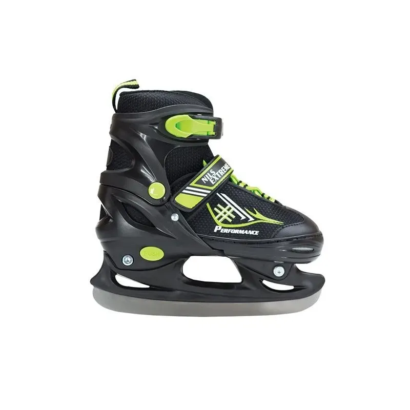 NH7104 A BLACK/GREEN SIZE S HOCKEY ICESKATES NILS EXTREME