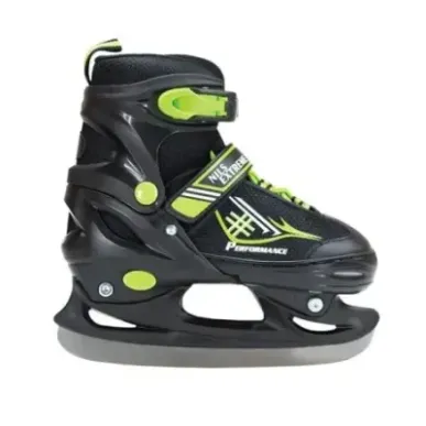 NH7104 A BLACK/GREEN SIZE S HOCKEY ICESKATES NILS EXTREME