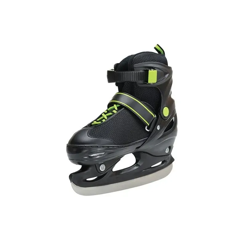 NH7104 A BLACK/GREEN SIZE S HOCKEY ICESKATES NILS EXTREME