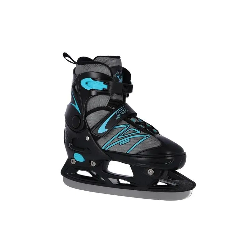 NH2253 A BLACK/BLUE SIZE S(33-36) HOCKEY ICESKATES NILS EXTREME