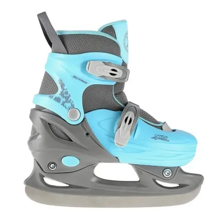 NH11901 A GRAY/L.BLUE SIZE M(34-37) HOCKEY ICESKATES NILS EXTREME