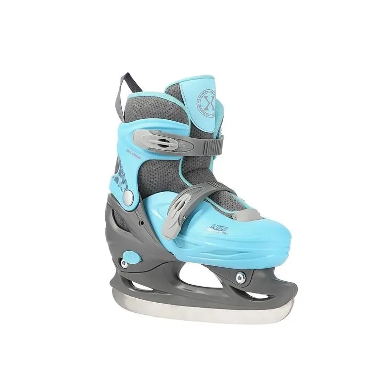 NH11901 A GRAY/L.BLUE SIZE M(34-37) HOCKEY ICESKATES NILS EXTREME