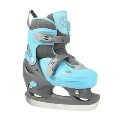NH11901 A GRAY/L.BLUE SIZE M(34-37) HOCKEY ICESKATES NILS EXTREME