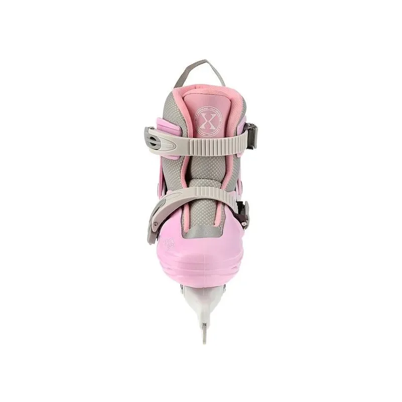 NH11901 A GRAY-PINK SIZE XS(26-29) HOCKEY ICESKATES NILS EXTREME