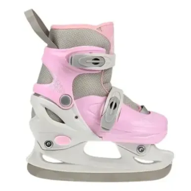 NH11901 A GRAY-PINK SIZE S(30-33) HOCKEY ICESKATES NILS EXTREME