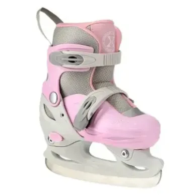 NH11901 A GRAY-PINK SIZE S(30-33) HOCKEY ICESKATES NILS EXTREME