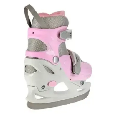 NH11901 A GRAY-PINK SIZE S(30-33) HOCKEY ICESKATES NILS EXTREME