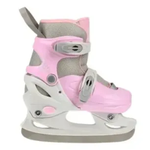 NH11901 A GRAY-PINK SIZE M(34-37) HOCKEY ICESKATES NILS EXTREME
