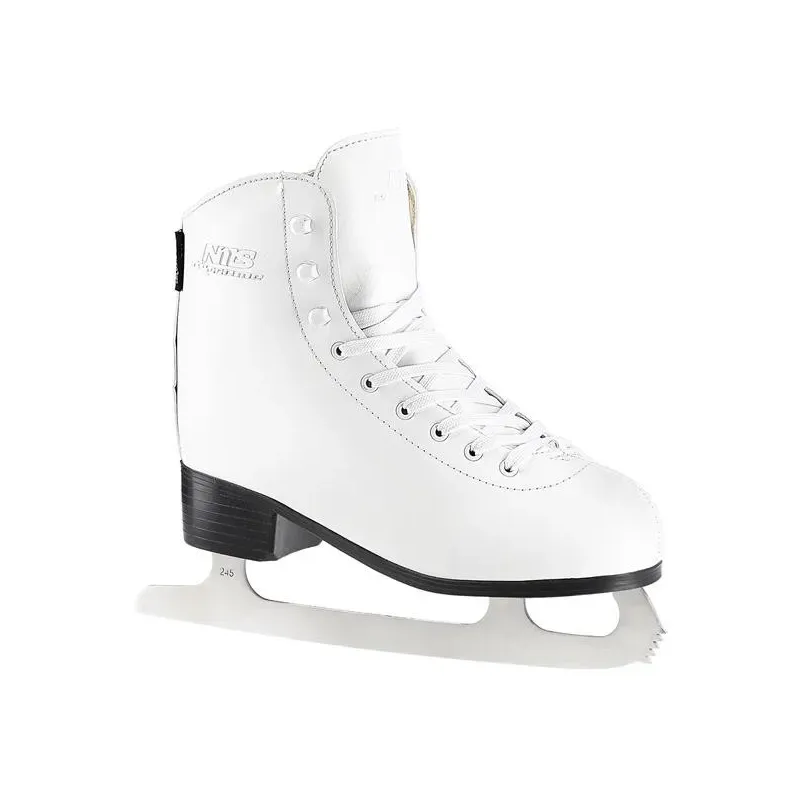 NF8565 S WHITE SIZE. 40 FIGURE ICE SKATES NILS EXTREME