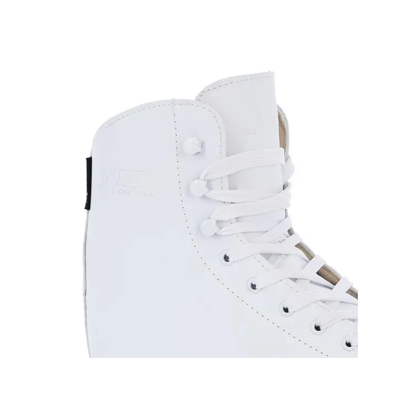 NF8565 S WHITE SIZE. 40 FIGURE ICE SKATES NILS EXTREME