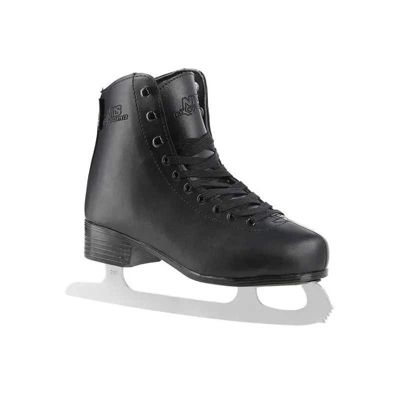 NF8565 S BLACK SIZE. 44 FIGURE ICE SKATES NILS EXTREME