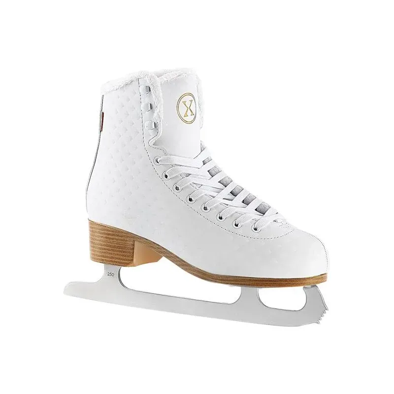 NF14619 S WHITE SIZE. 37 FIGURE ICE SKATES NILS EXTREME
