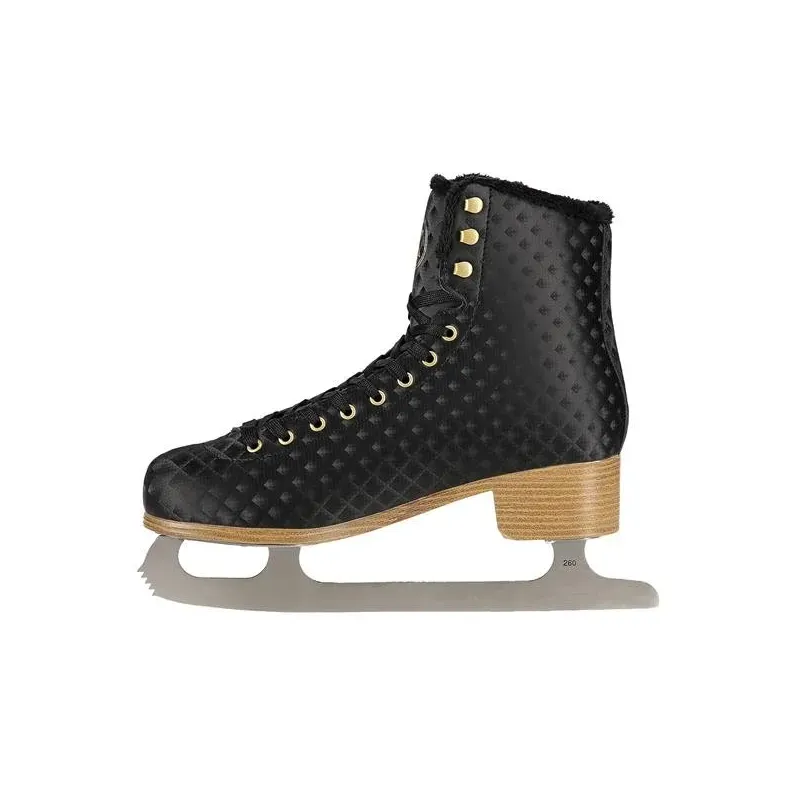 NF14619 S BLACK SIZE. 36 FIGURE ICE SKATES NILS EXTREME