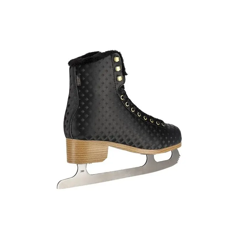 NF14619 S BLACK SIZE. 37 FIGURE ICE SKATES NILS EXTREME