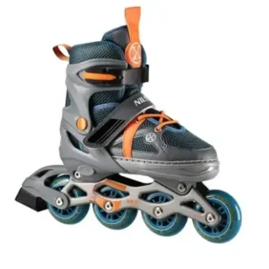 NJ1828A GRAY-ORANGE SIZE S(31-34) IN-LINE SKATES NILS EXTREME