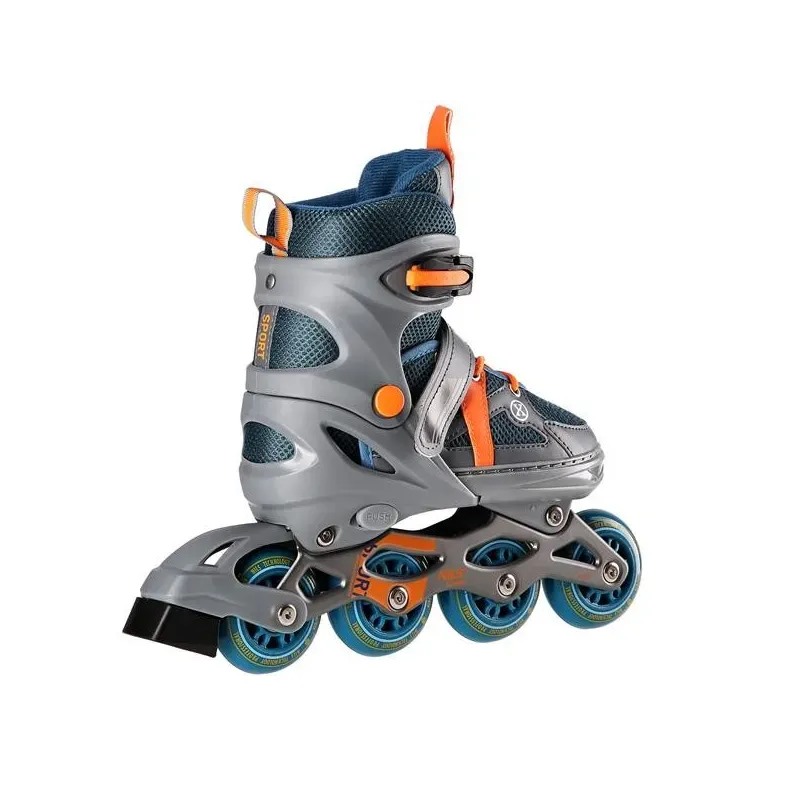 NJ1828A GRAY-ORANGE SIZE S(31-34) IN-LINE SKATES NILS EXTREME