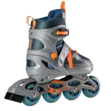 NJ1828A GRAY-ORANGE SIZE S(31-34) IN-LINE SKATES NILS EXTREME