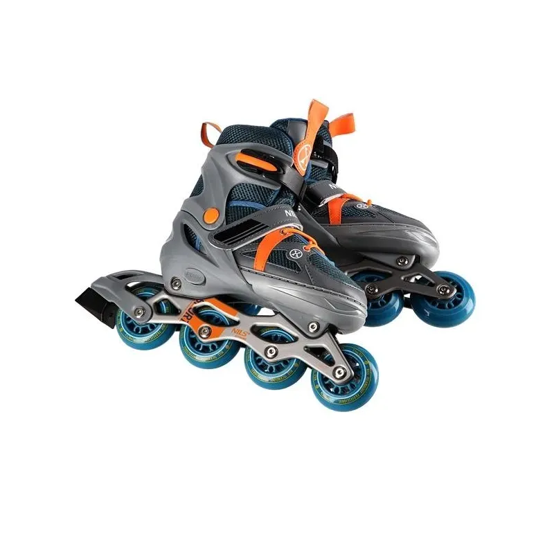 NJ1828A GRAY-ORANGE SIZE S(31-34) IN-LINE SKATES NILS EXTREME