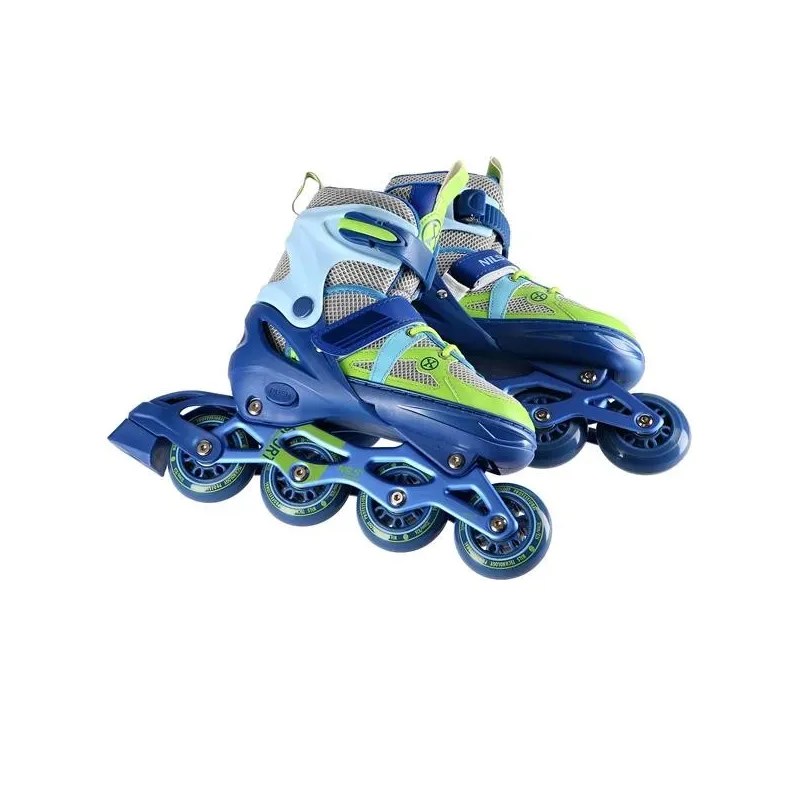 NJ1828A BLUE-GREEN SIZE S(31-34) IN-LINE SKATES NILS EXTREME