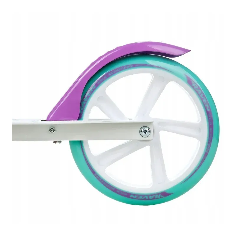 Kick scooter Raven Marita 200mm with handbrake, bell and bottle holder