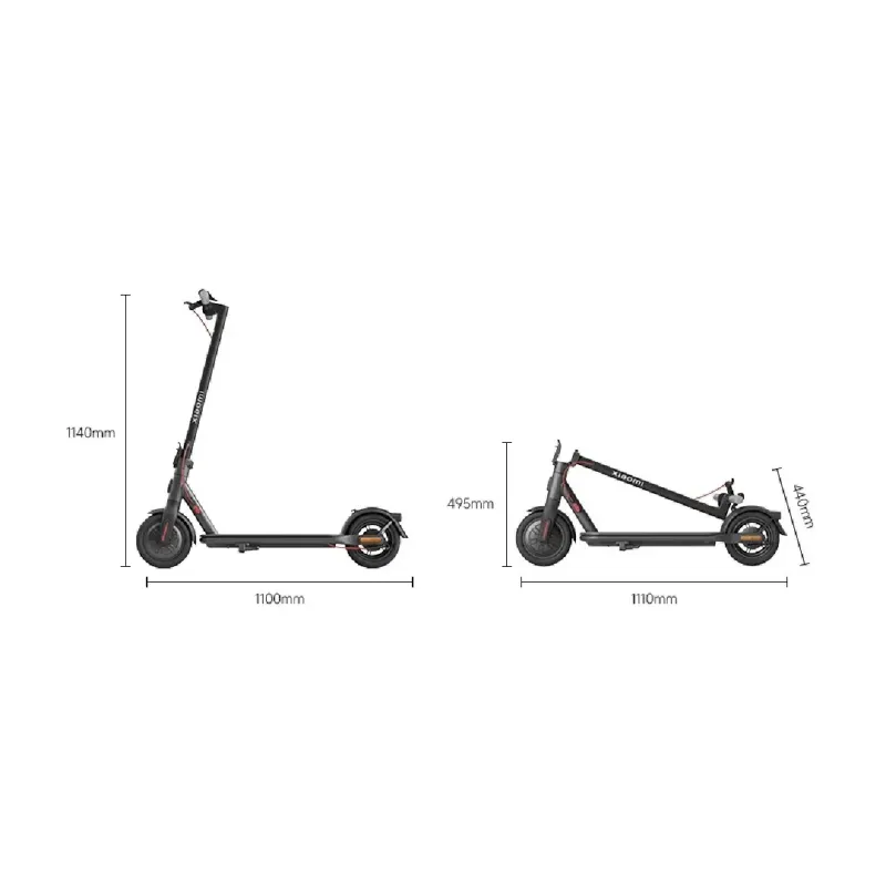 Electric Scooter Xiaomi 4 Lite EU 300 W 8.5 &quot 25 km/h Black