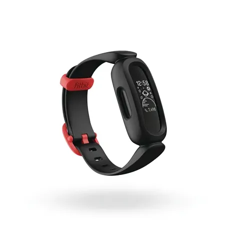 Fitbit Ace 3 Fitness tracker OLED Touchscreen Waterproof Bluetooth Black/Racer Red