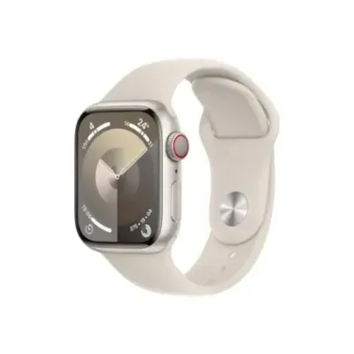 Series 9 Smart watch GPS (satellite) Always-On Retina 41mm Waterproof Starlight