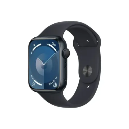 Apple Watch Series 9 GPS 45mm Midnight Aluminium Case with Midnight Sport Band - S/M