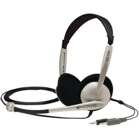 Koss Headphones CS100 Wired On-Ear Microphone Black/Gold