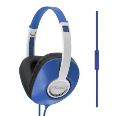 Koss Headphones UR23iB Wired On-Ear Microphone Blue