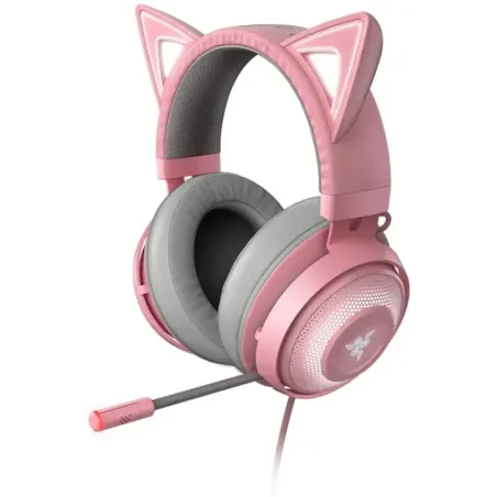 Razer Kraken Kitty Gaming Headset, Wired, Quartz Razer Wired On-Ear Gaming Headset Kraken Kitty