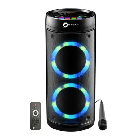 N-Gear Portable Bluetooth Speaker Letu2019s Go Party Speaker 26R 600 W Bluetooth Black Portable Wireless