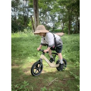 Lightweight Balance Bike Beige (pneumatic tires)