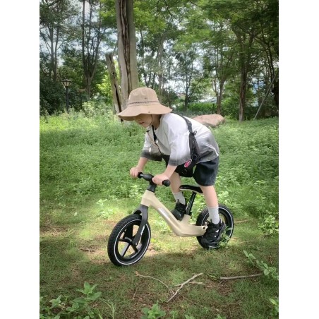 Lightweight Balance Bike Beige (pneumatic tires)