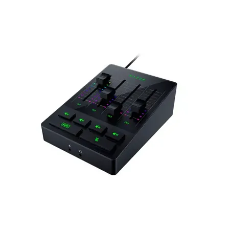 Razer Audio Mixer for Broadcasting and Streaming, Black Razer Audio Mixer for Broadcasting and Streaming Wired |