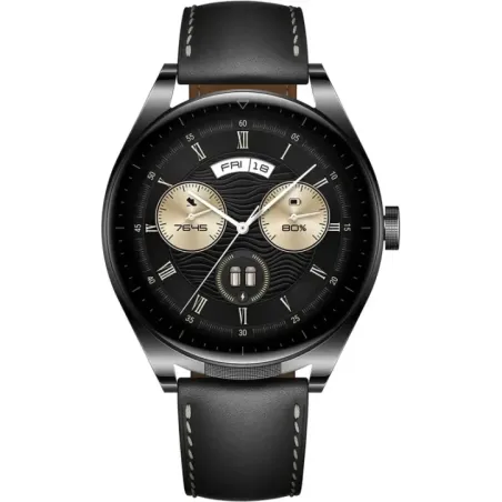 Huawei Watch Buds Smart watch NFC GPS (satellite) AMOLED Touchscreen 1.43” Waterproof Bluetooth Black Stainless Steel