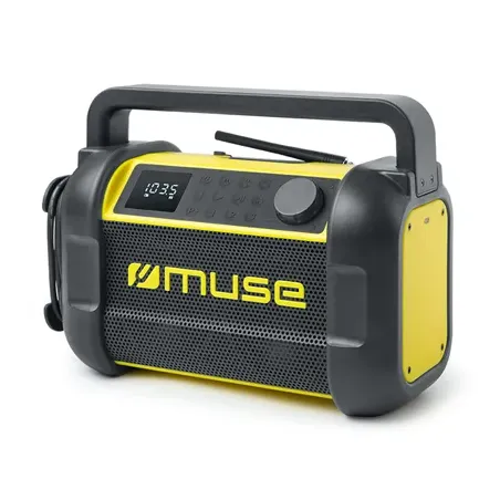 Muse M-928 BTY Radio Speaker Waterproof Bluetooth Black/Yellow Portable Wireless connection