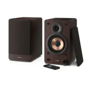 Sharp CP-SS30 Bookshelf Speakers, Brown Sharp Speakers CP-SS30(BR) Bookshelf 60 W Bluetooth Brown Wireless