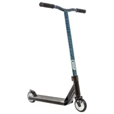 Crisp Blaster Pro Scooter Black/Blue Cracking
