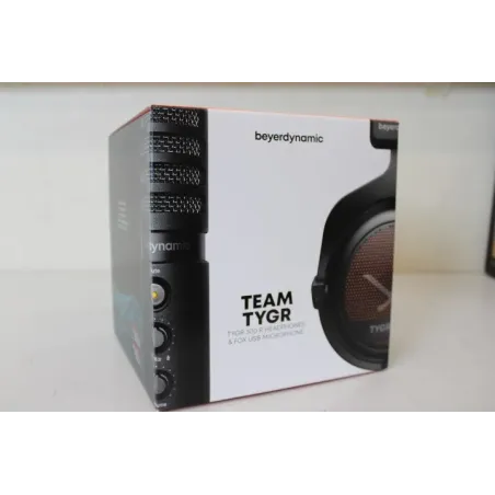 SALE OUT. Beyerdynamic TEAM TYGR, TYGR 300 R Gaming Headset/FOX professional microphone, Over-Ear, Wired, Black