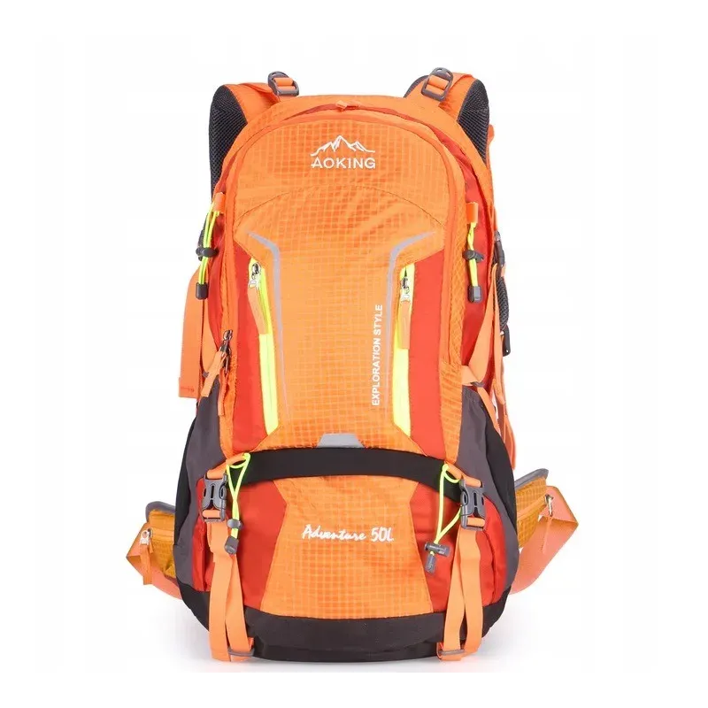 Hiking backpack Aoking 50L Orange with detachable frame
