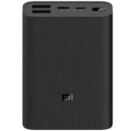 Xiaomi Mi Power Bank 3 Ultra Compact 10000 mAh USB-A, USB-C Black