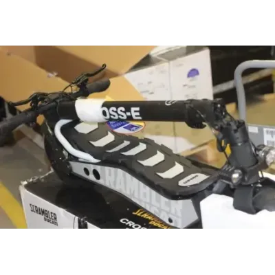 SALE OUT. Ducati Electric Scooter Scrambler Cross E, Black Ducati branded Electric Scooter Scrambler CROSS-E 500 W