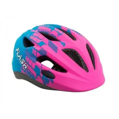Author Helmet Flash Inmold X8 matt 51-55cm (162 pink/blue-matt)
