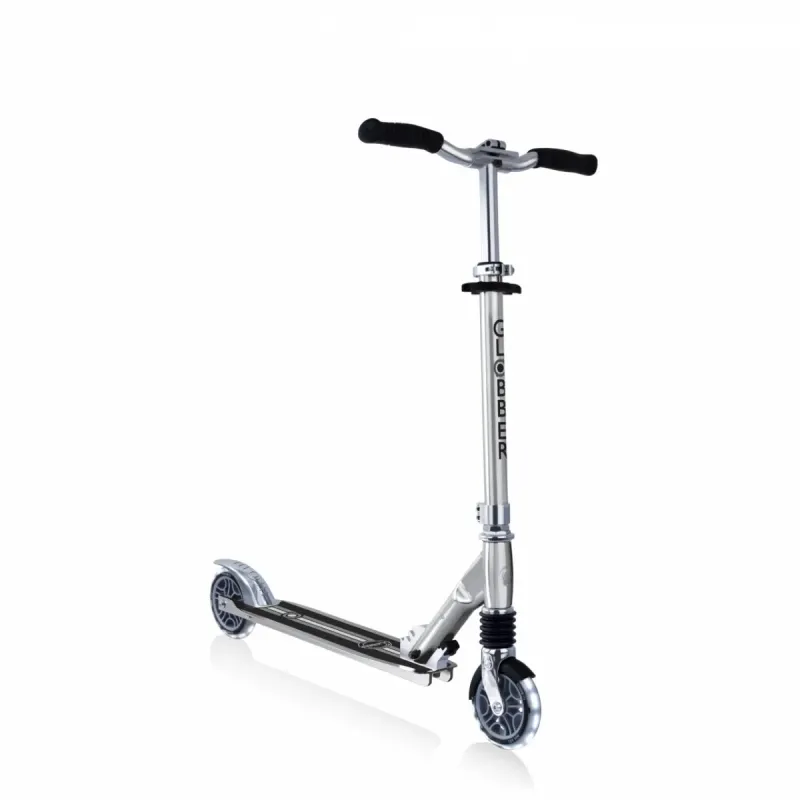 Globber Scooter Flow Element Comfort Lights Silver