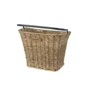 Bicycle front basket Basil Bremen Rattan Look KF, Seagrass, light brown